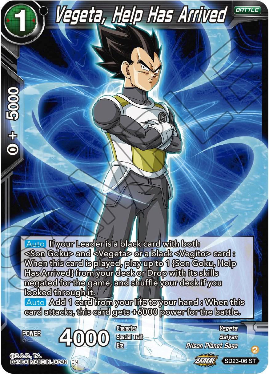 Vegeta, Help Has Arrived SD23-06