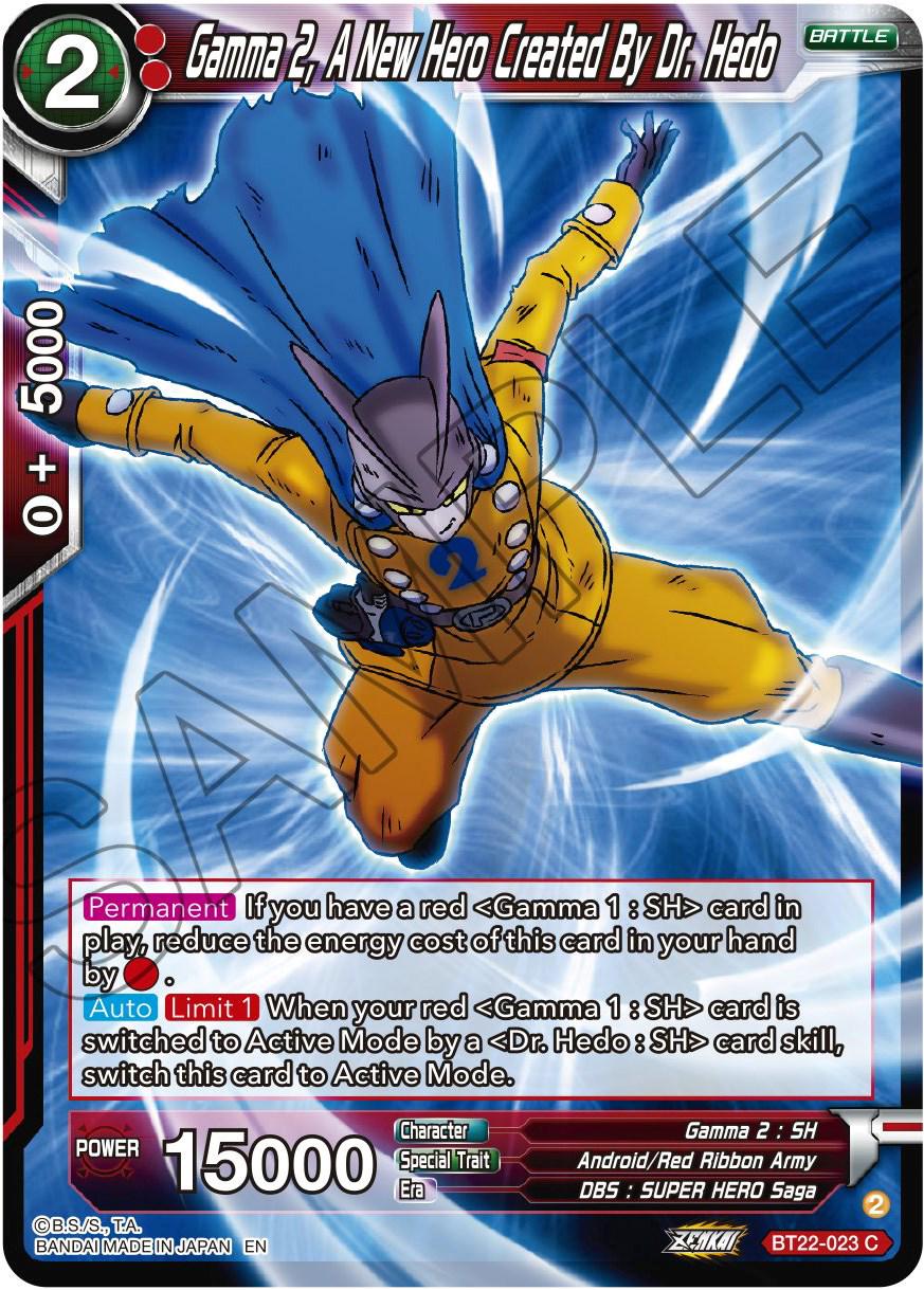 Gamma 2, A New Hero Created By Dr. Hedo BT22-023