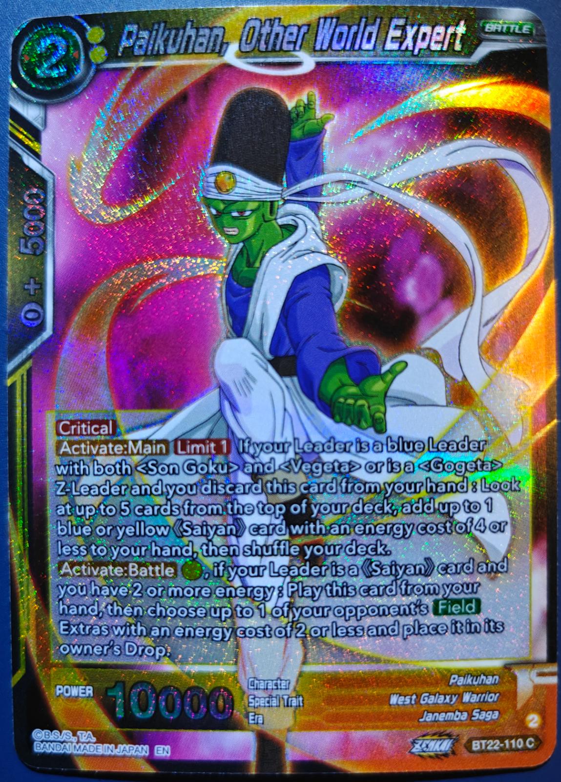 Paikuhan, Other World Expert [Foil] BT22-110