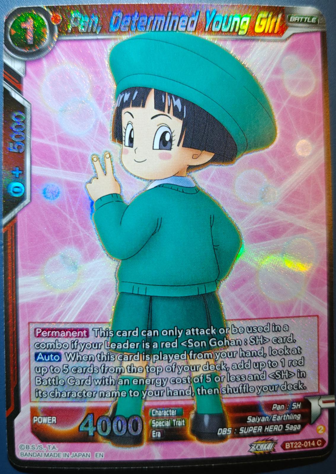 Pan, Determined Young Girl [Foil] BT22-014
