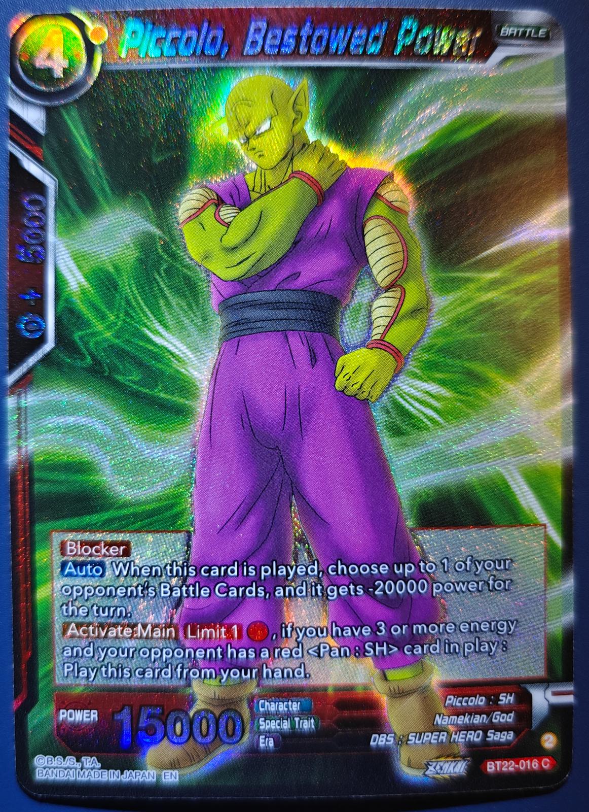 Piccolo, Bestowed Power [Foil] BT22-016