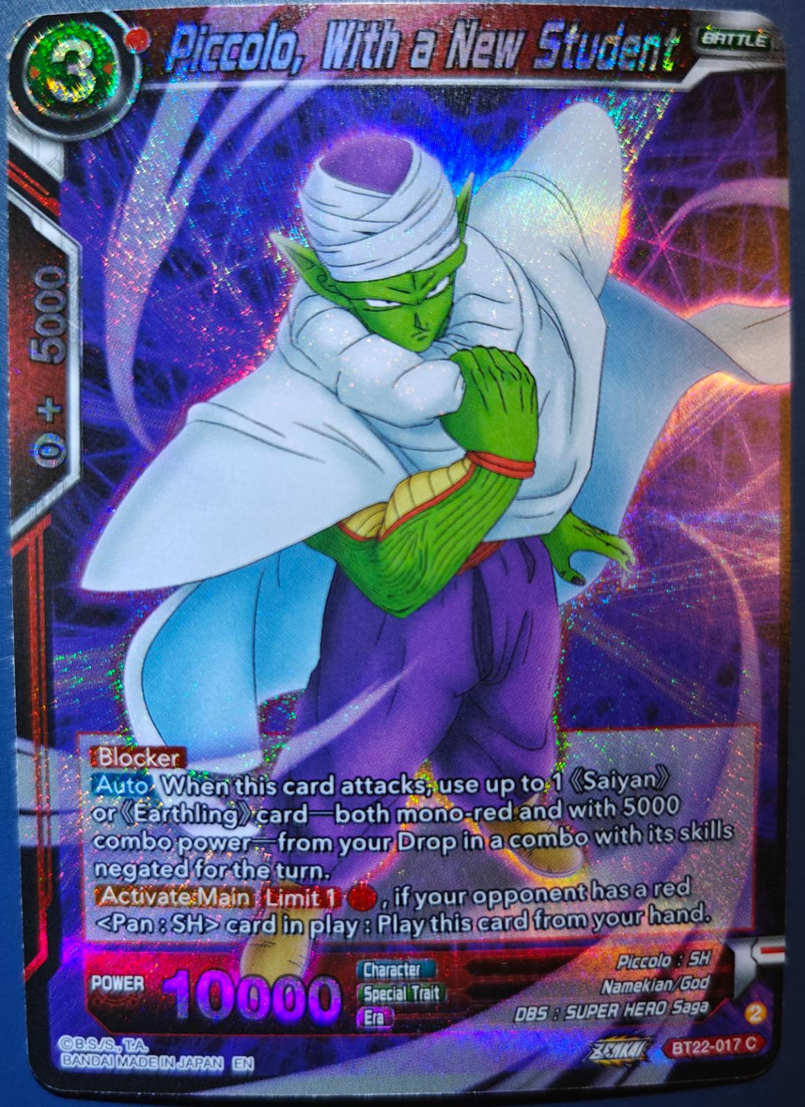 Piccolo, With A New Student [Foil] BT22-017