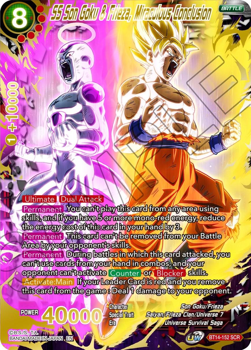 SS Son Goku & Frieza, Miraculous Conclusion BT14-152