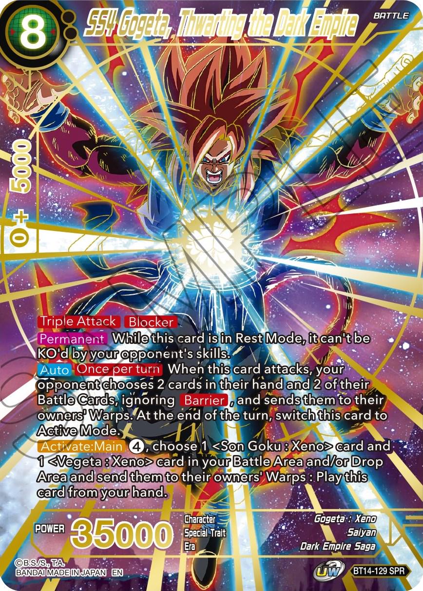SS4 Gogeta, Thwarting the Dark Empire [SPR] BT14-129