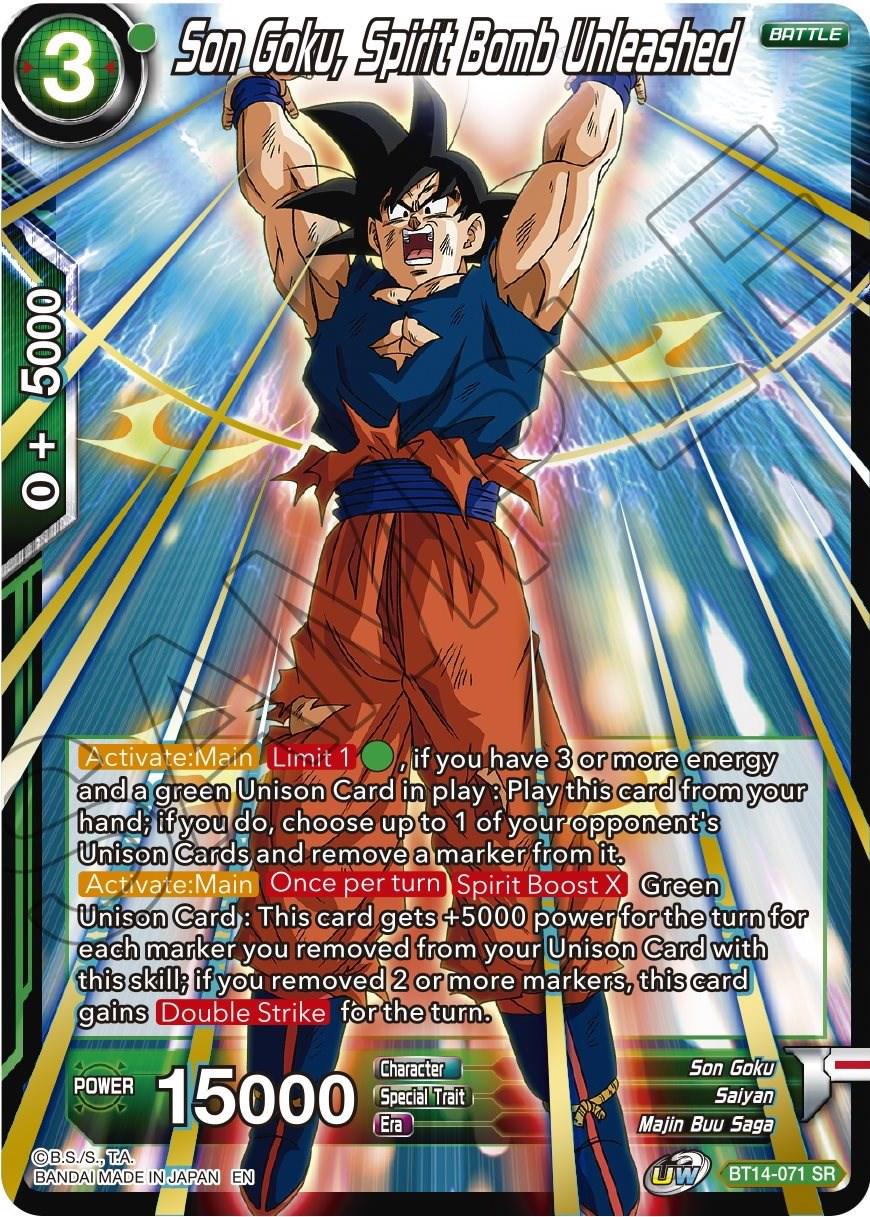 Son Goku, Spirit Bomb Unleashed BT14-071