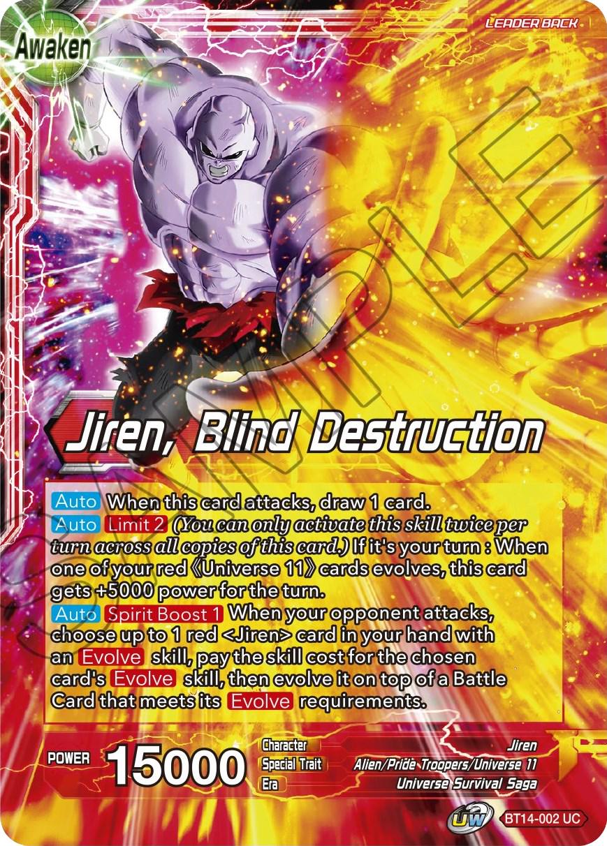 Jiren // Jiren, Blind Destruction BT14-002