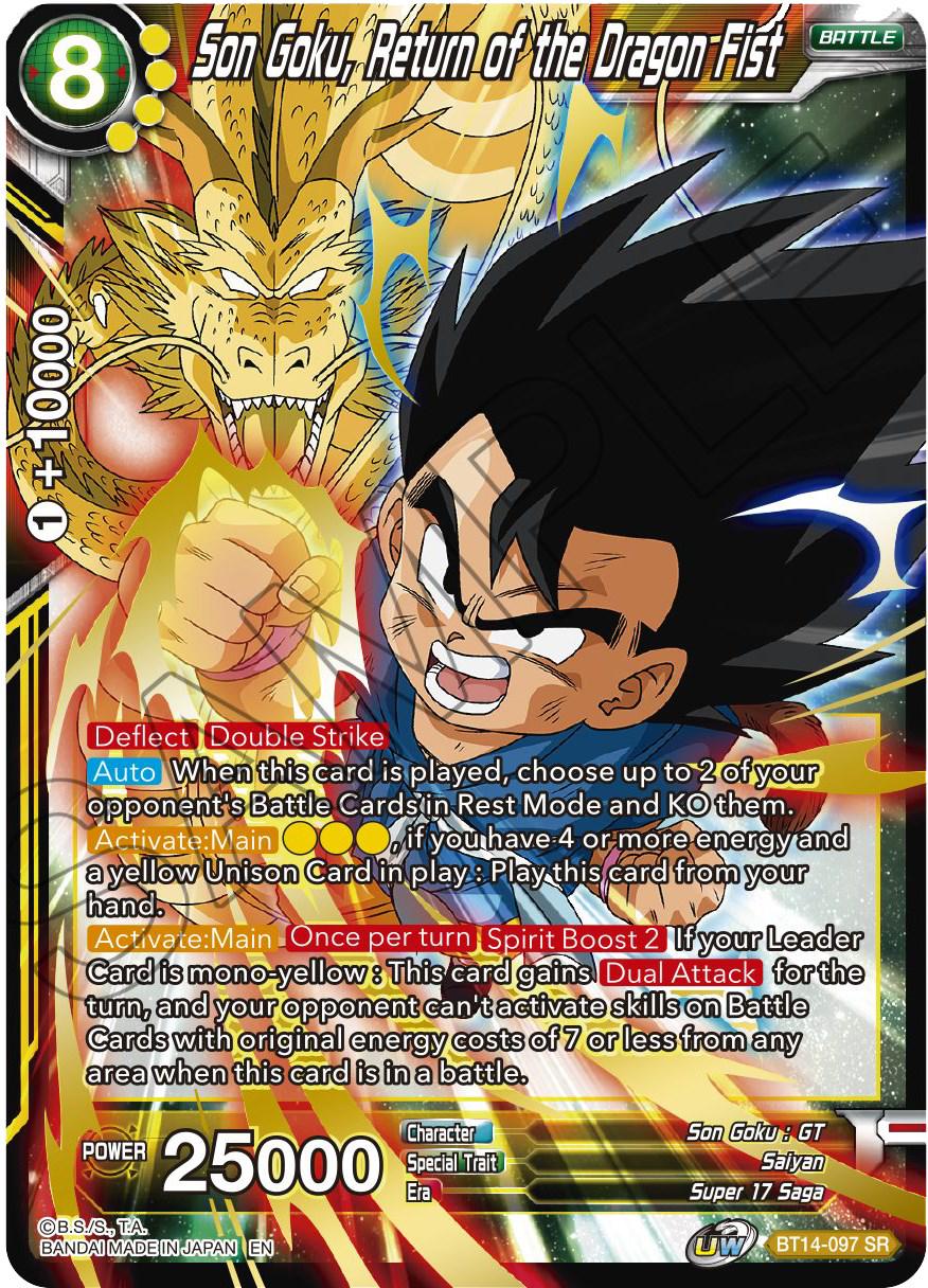 Son Goku, Return of the Dragon Fist BT14-097