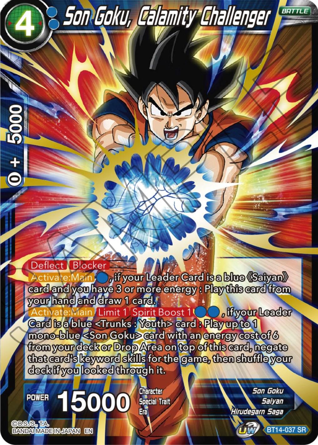 Son Goku, Calamity Challenger BT14-037