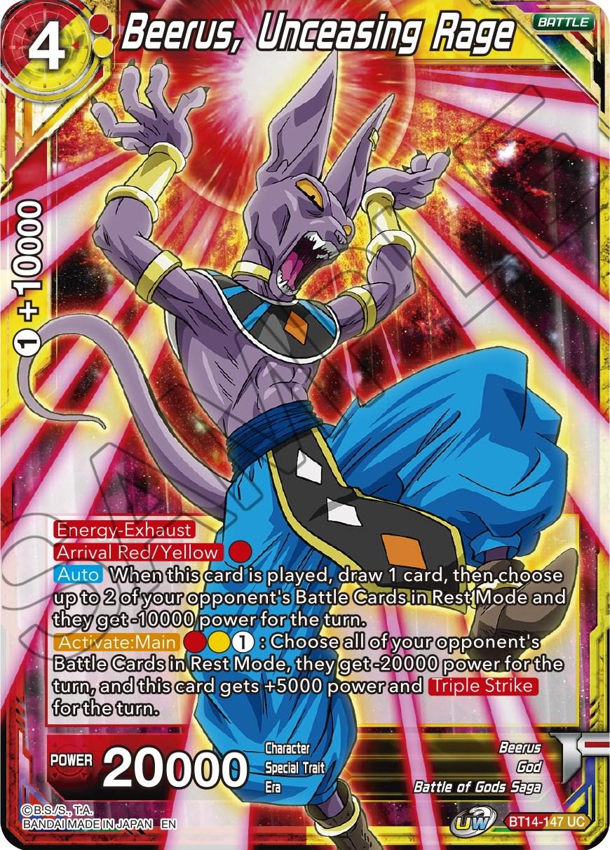 Beerus, Unceasing Rage BT14-147