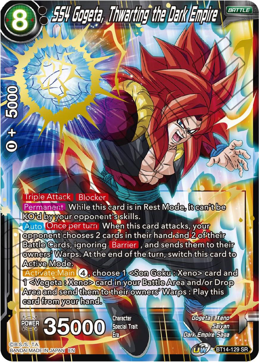 SS4 Gogeta, Thwarting the Dark Empire BT14-129
