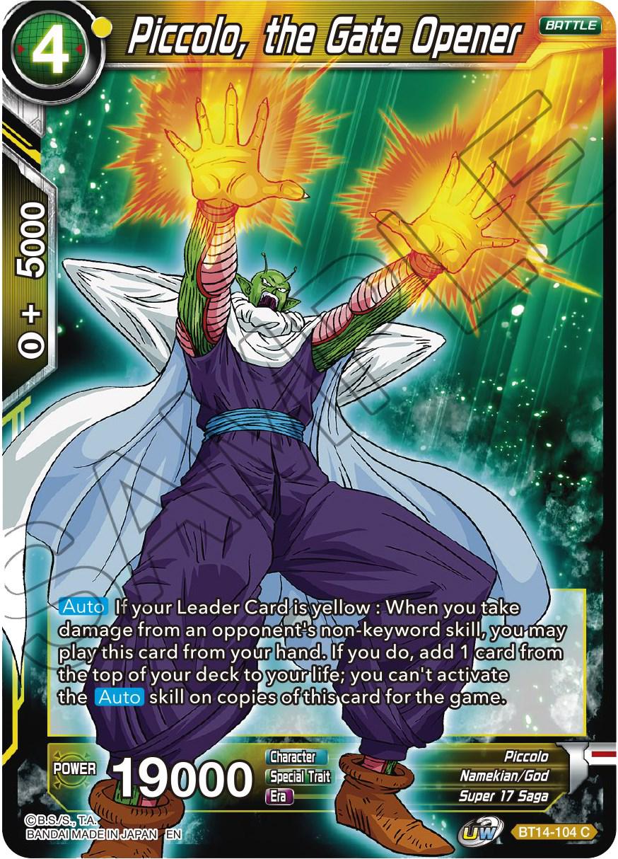 Piccolo, the Gate Opener BT14-104