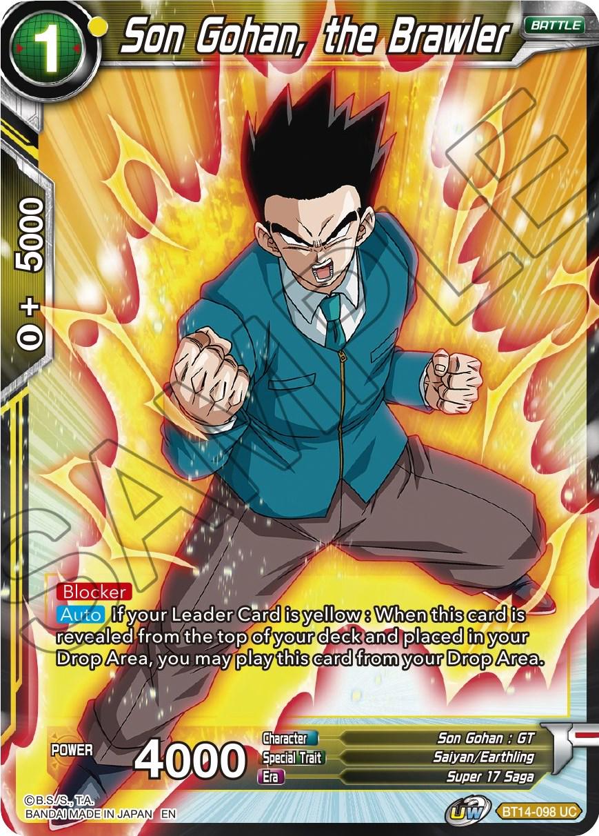 Son Gohan, the Brawler BT14-098