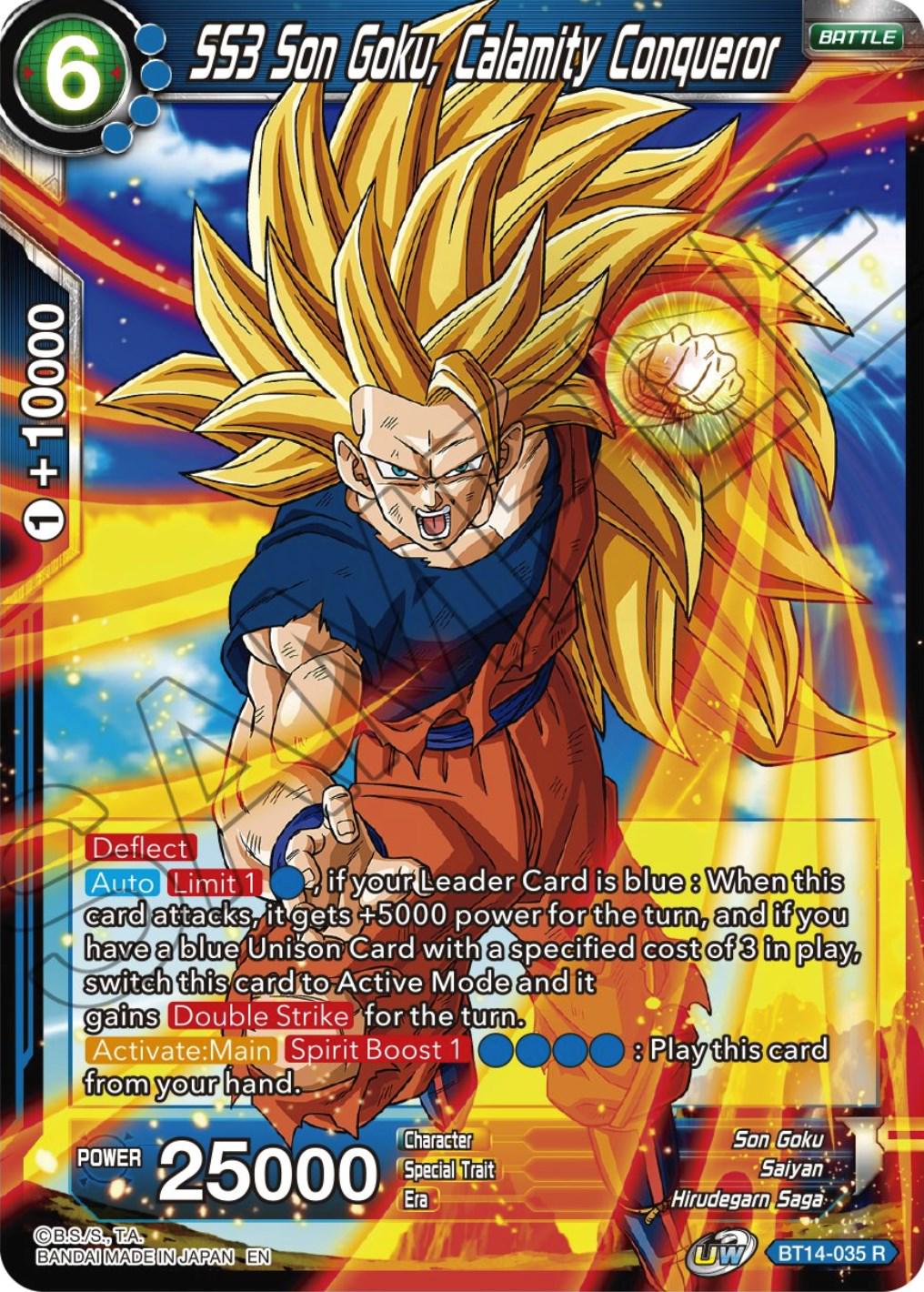 SS3 Son Goku, Calamity Conqueror BT14-035