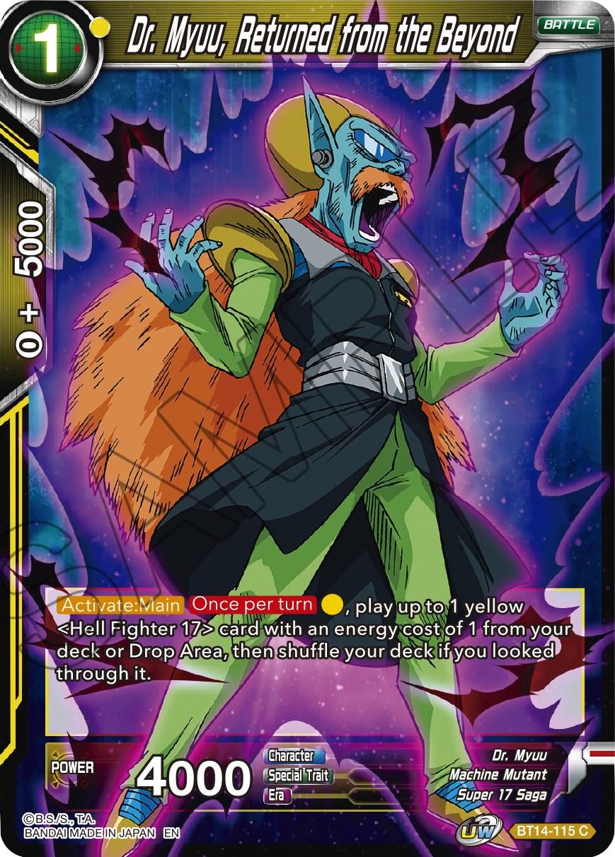 Dr. Myuu, Returned from the Beyond BT14-115
