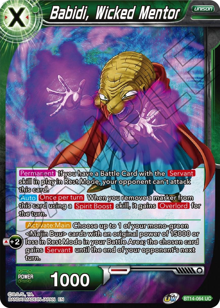 Babidi, Wicked Mentor BT14-064