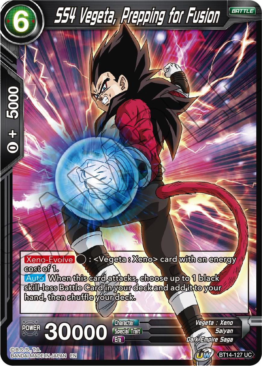 SS4 Vegeta, Prepping for Fusion BT14-127