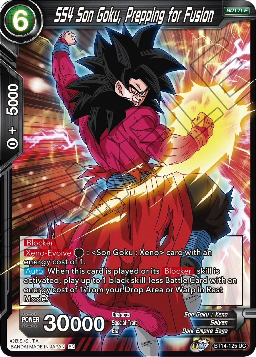 SS4 Son Goku, Prepping for Fusion BT14-125