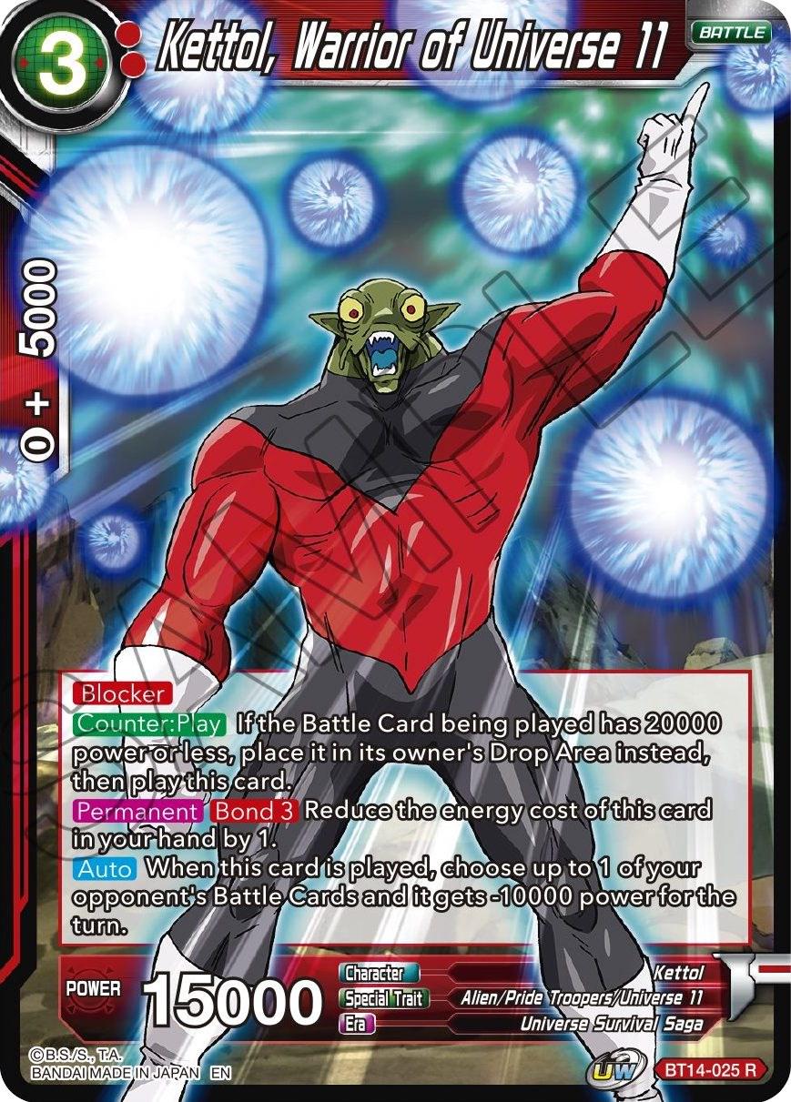 Kettol, Warrior of Universe 11 BT14-025