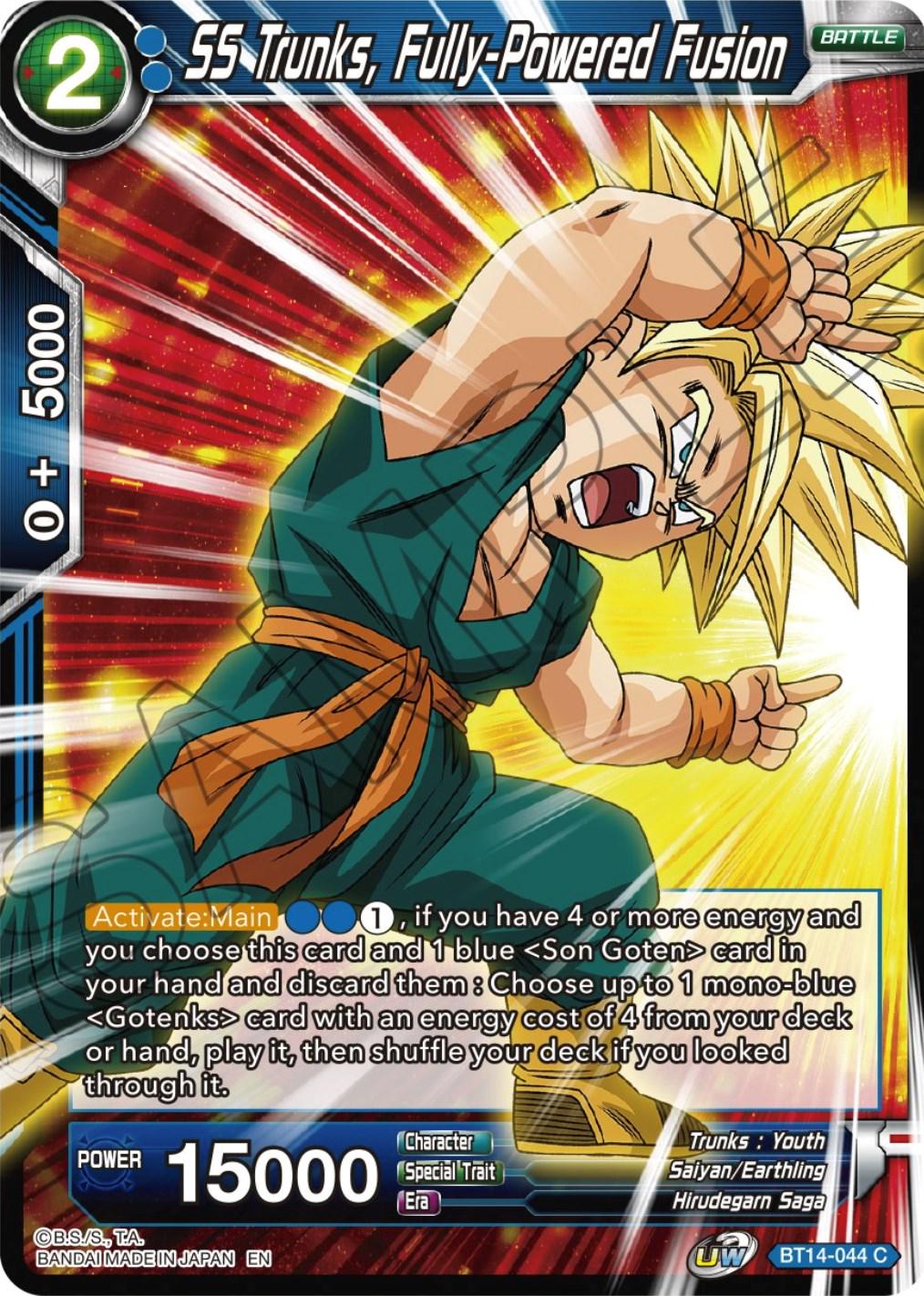 SS Trunks, Fully-Powered Fusion BT14-044
