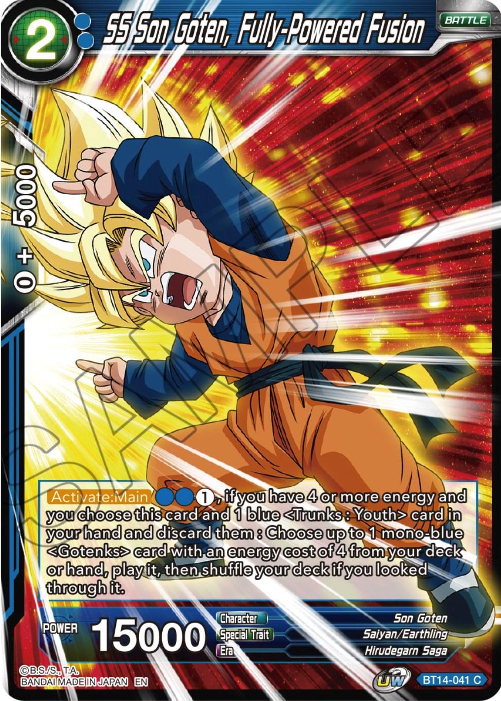 SS Son Goten, Fully-Powered Fusion BT14-041
