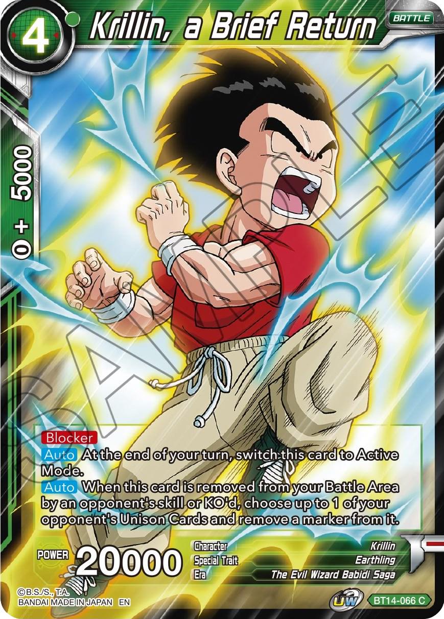 Krillin, a Brief Return BT14-066