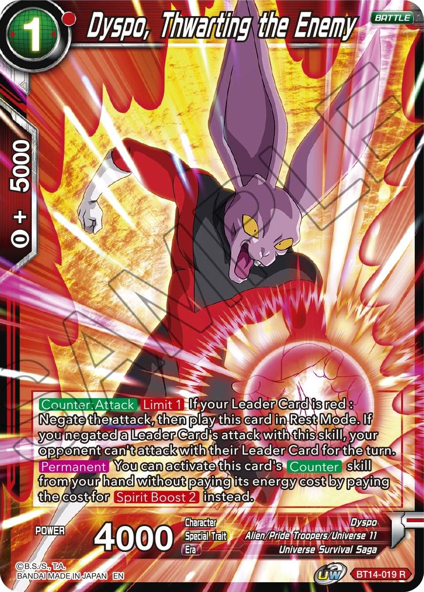 Dyspo, Thwarting the Enemy BT14-019