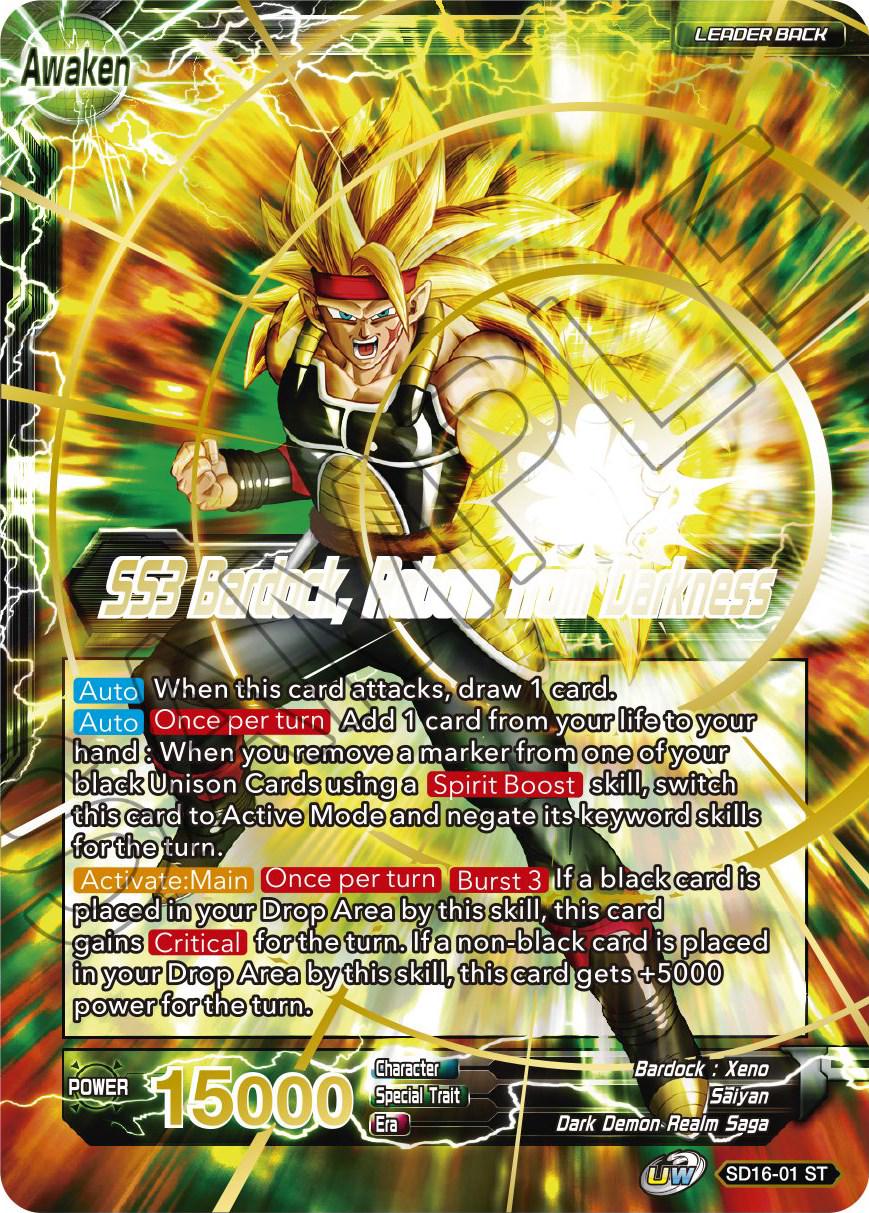 Masked Saiyan // SS3 Bardock, Reborn from Darkness SD16-01