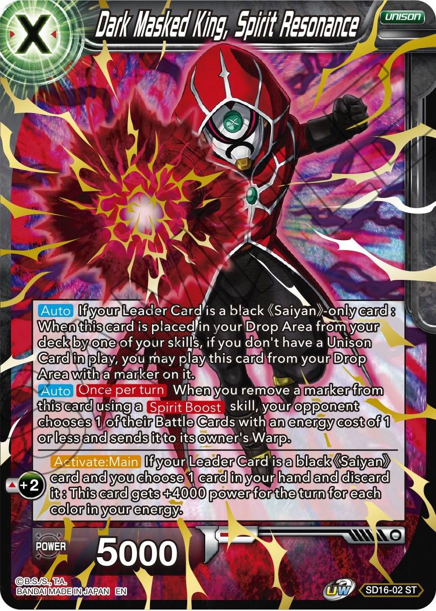 Dark Masked King, Spirit Resonance [Gold Stamped Foil] SD16-02