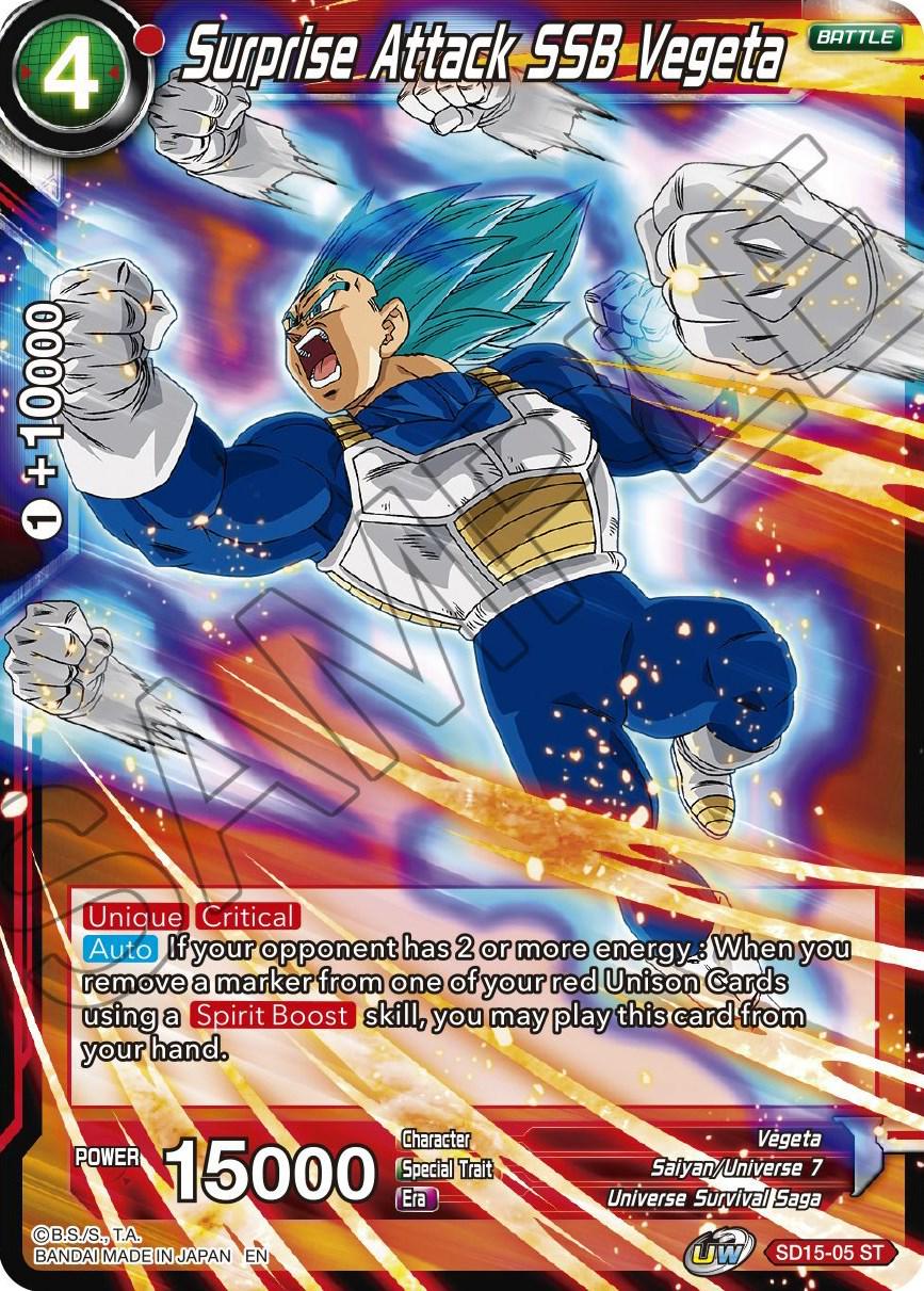 Surprise Attack SSB Vegeta SD15-05