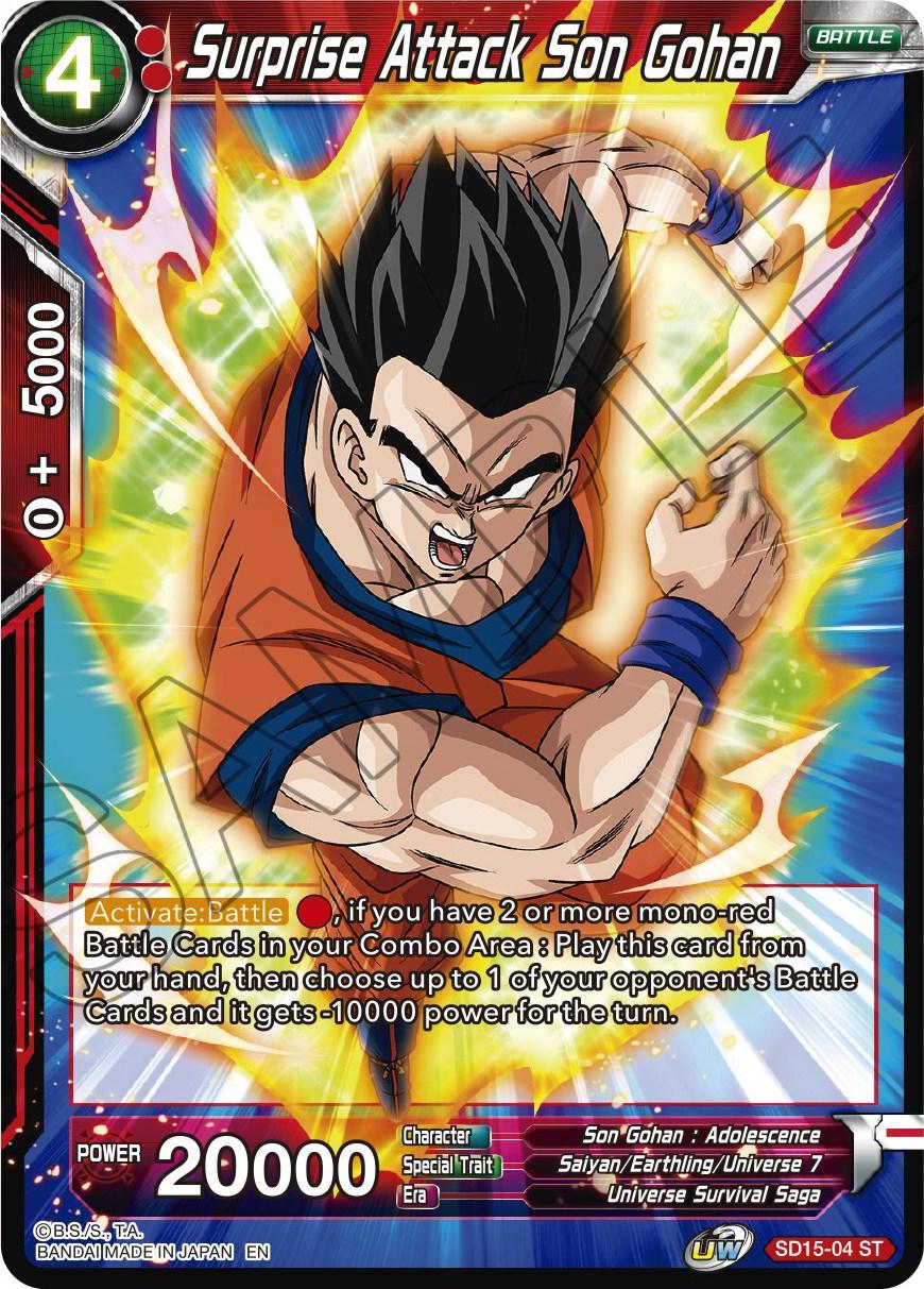 Surprise Attack Son Gohan SD15-04