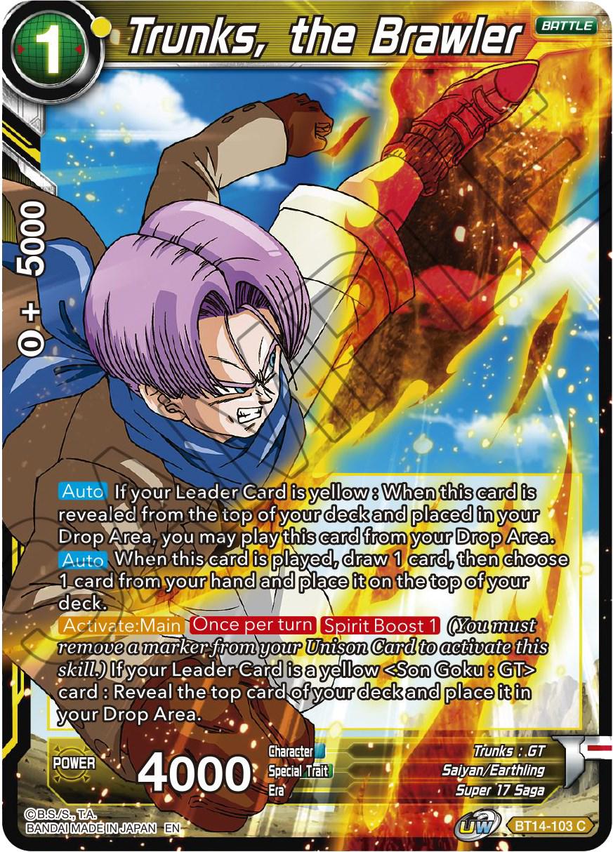 Trunks, the Brawler BT14-103