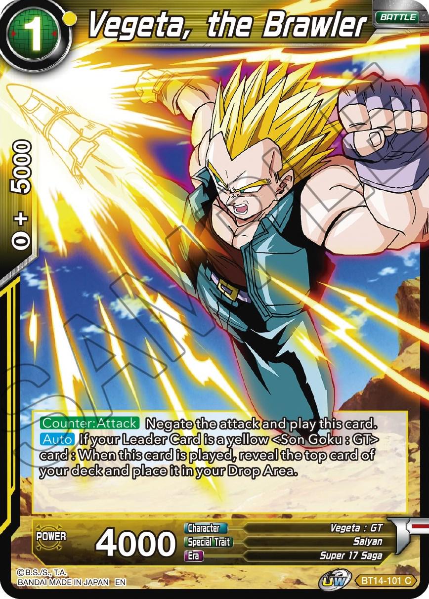 Vegeta, the Brawler BT14-101