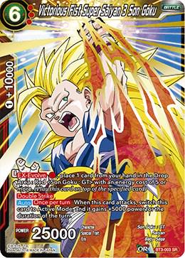 Victorious Fist Super Saiyan 3 Son Goku BT3-003