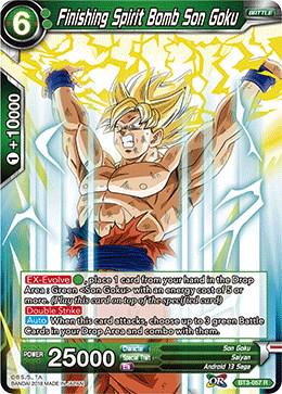 Finishing Spirit Bomb Son Goku BT3-057