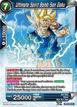 Ultimate Spirit Bomb Son Goku BT3-034