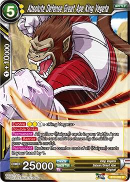Absolute Defense Great Ape King Vegeta BT3-092