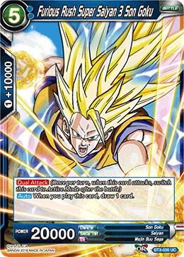 Furious Rush Super Saiyan 3 Son Goku BT3-035