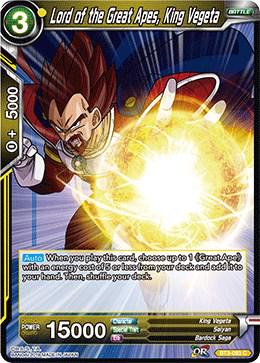 Lord of the Great Apes, King Vegeta BT3-093