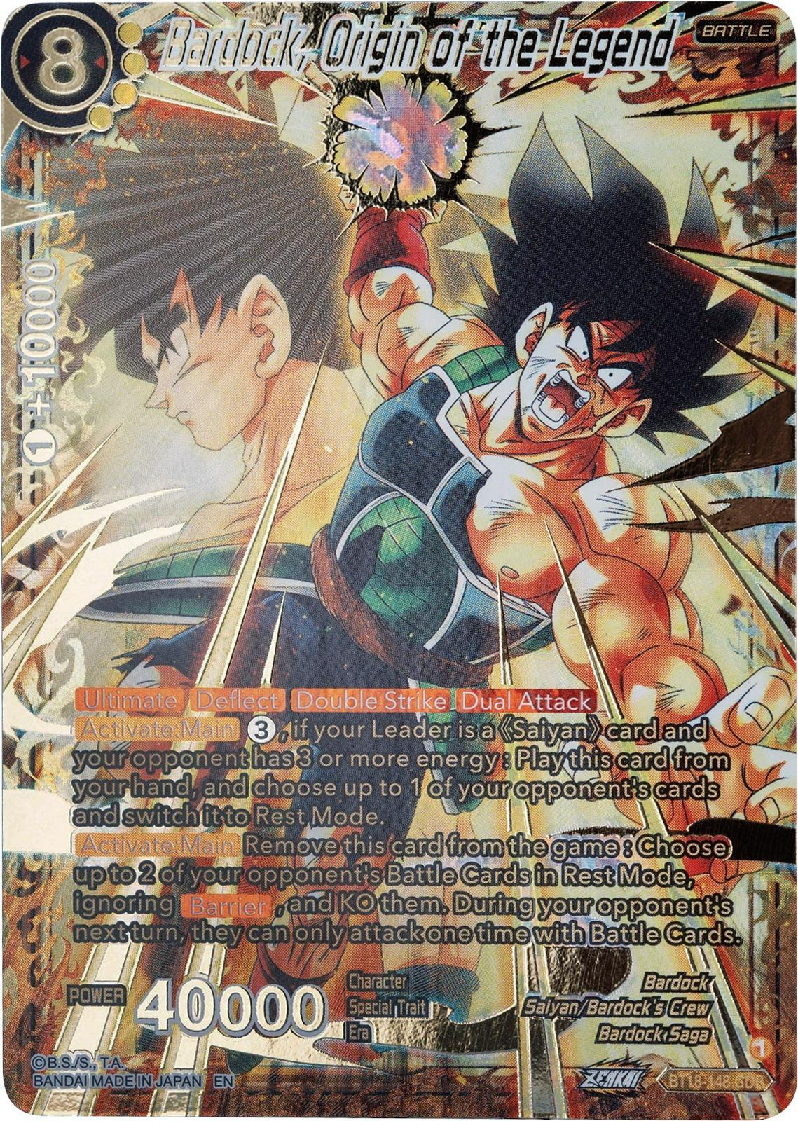 Bardock, Origin of the Legend [GDR Foil] BT18-148