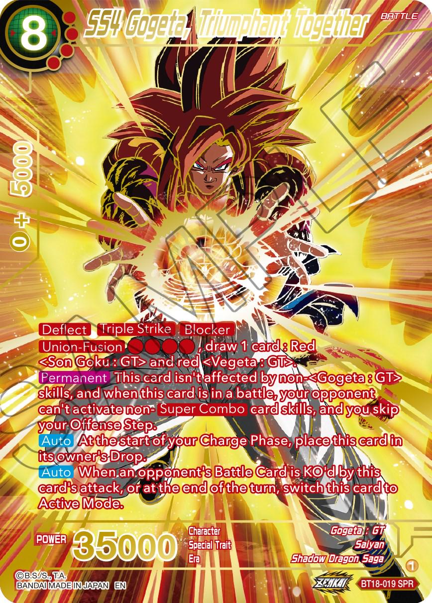 SS4 Gogeta, Triumphant Together [SPR] BT18-019
