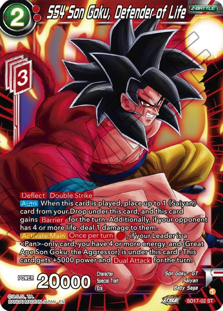 SS4 Son Goku, Defender of Life SD17-02