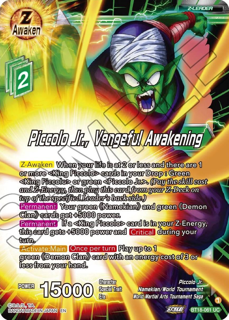 Piccolo Jr., Vengeful Awakening BT18-061