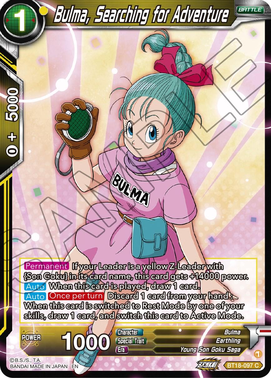 Bulma, Searching for Adventure BT18-097