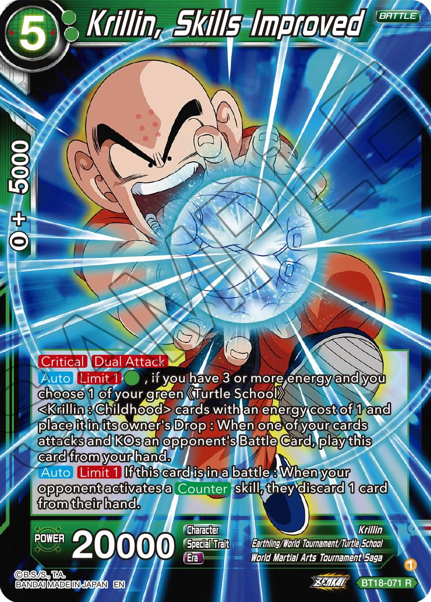 Krillin, Skills Improved BT18-071
