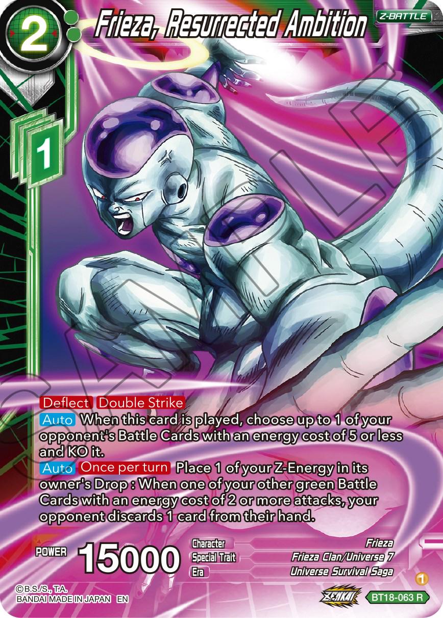 Frieza, Resurrected Ambition BT18-063