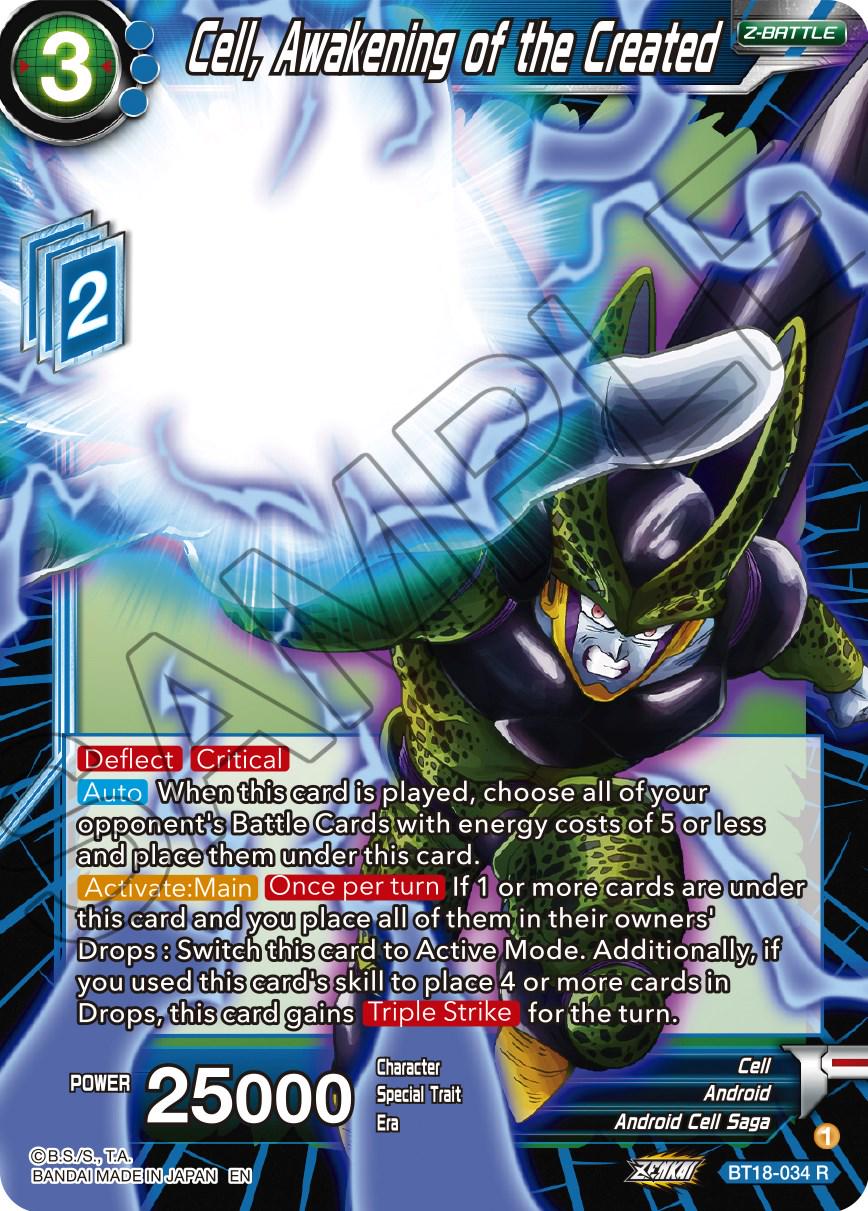Cell, Awakening of the Created BT18-034