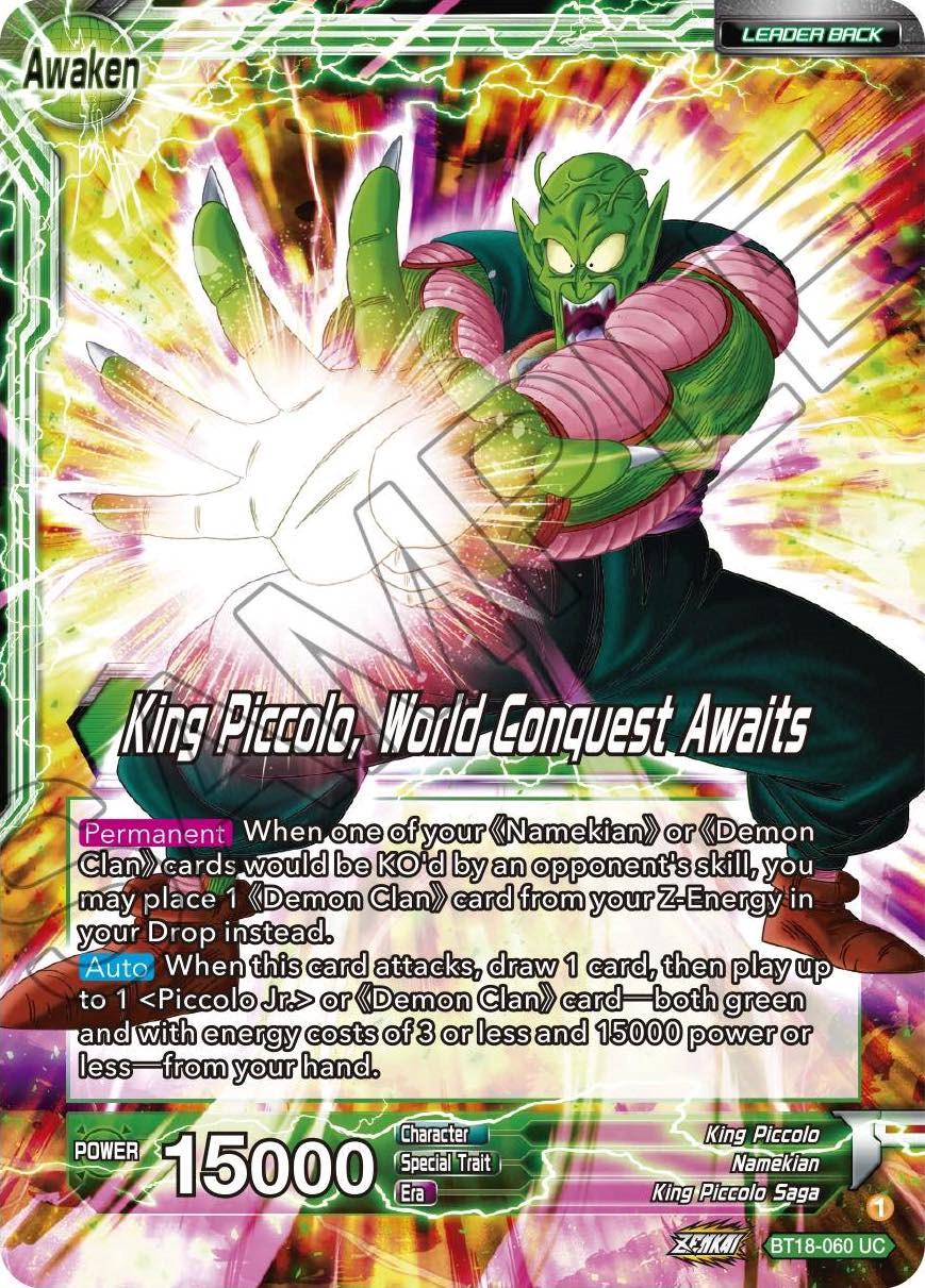 King Piccolo // King Piccolo, World Conquest Awaits BT18-060