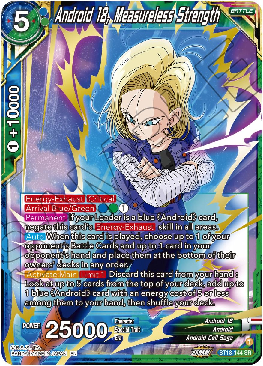 Android 18, Measureless Strength BT18-144