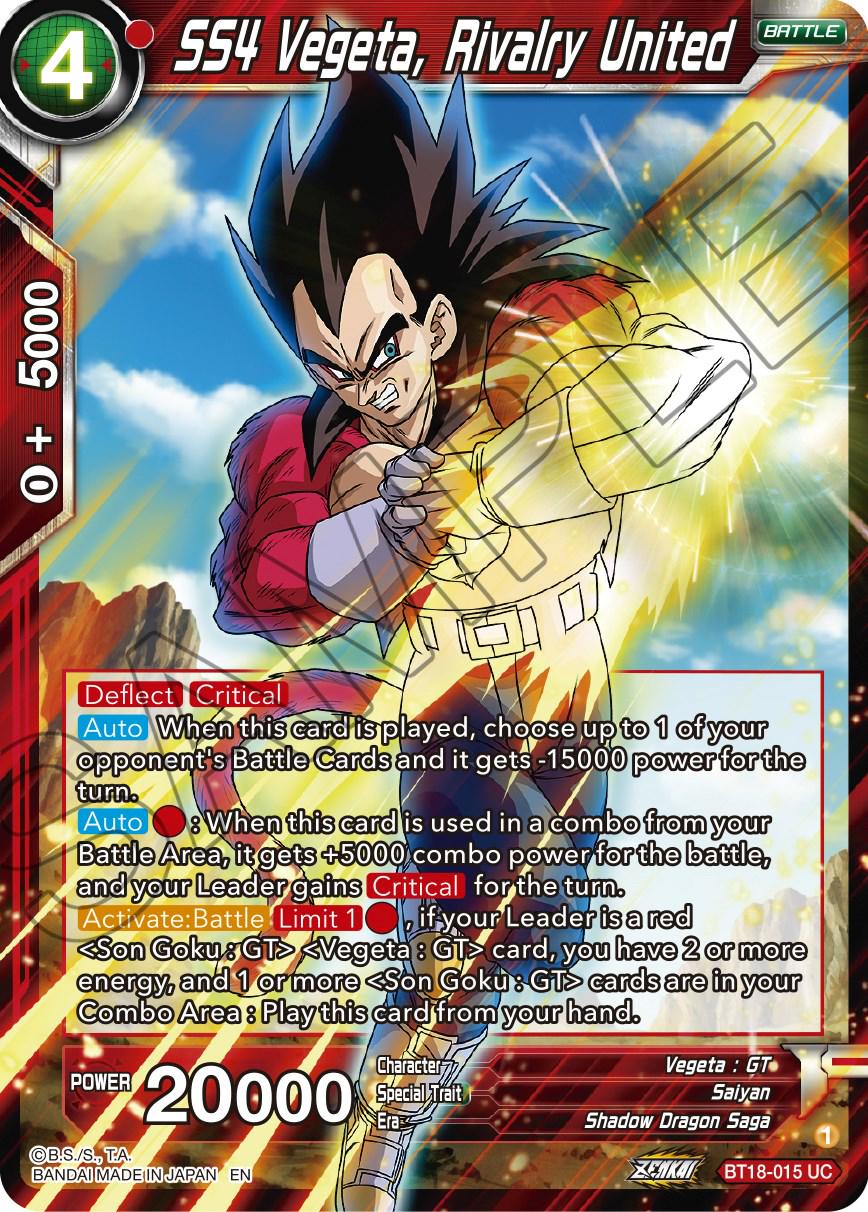 SS4 Vegeta, Rivalry United BT18-015
