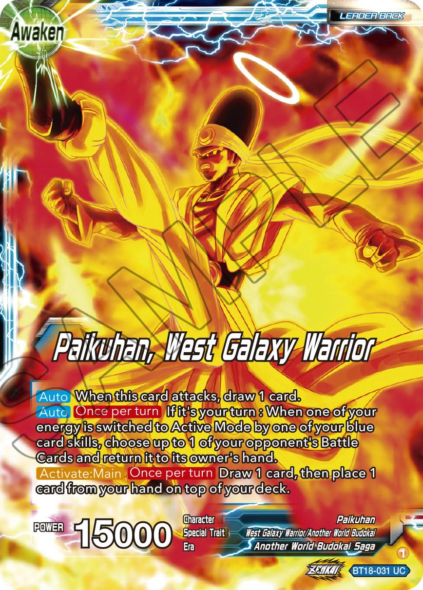 Paikuhan // Paikuhan, West Galaxy Warrior BT18-031